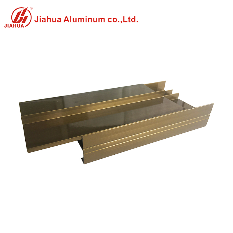 Profils en aluminium d'épaisseur de profilés d'aluminium de Jia Hua de 1.0MM glissant des prix pour l'Afrique du Sud