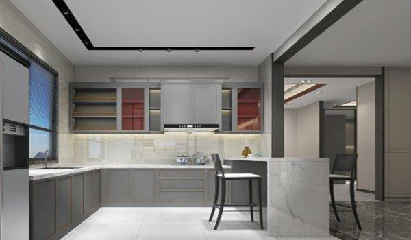 Profils en aluminium pour armoires de cuisine