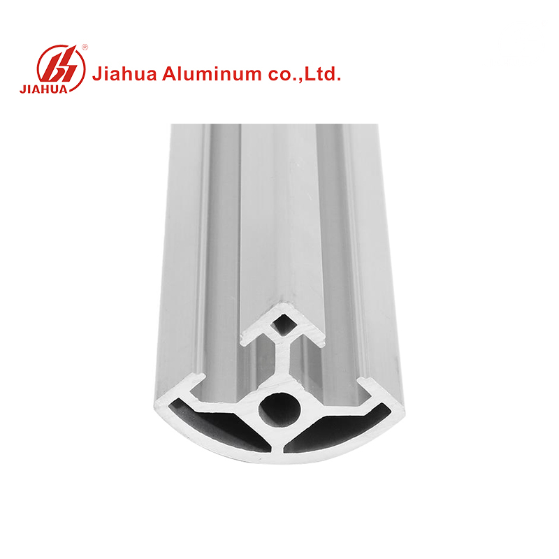 Profilés en aluminium de coin décoratif pour cadre de clôture industrielle