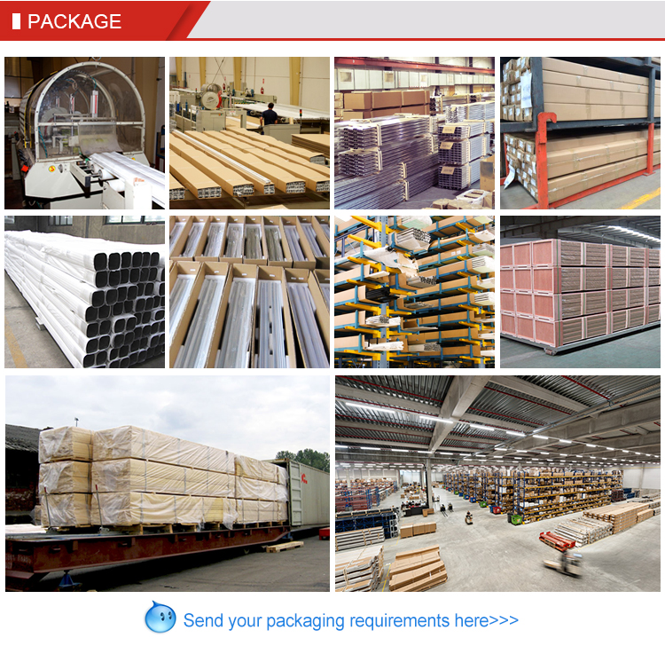 Emballage de profil en aluminium personnalis&eacute;