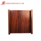 Section creuse verticale de fenêtre en aluminium carrée pour la fenêtre coulissante en aluminium de finition en bois pour le Kenya