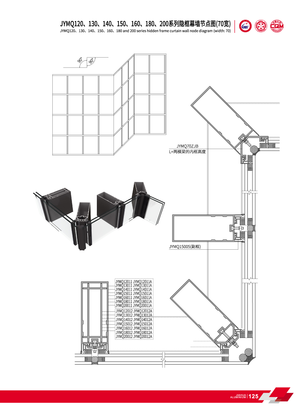 conception de mur-rideau pour fa&ccedil;ade ext&eacute;rieure