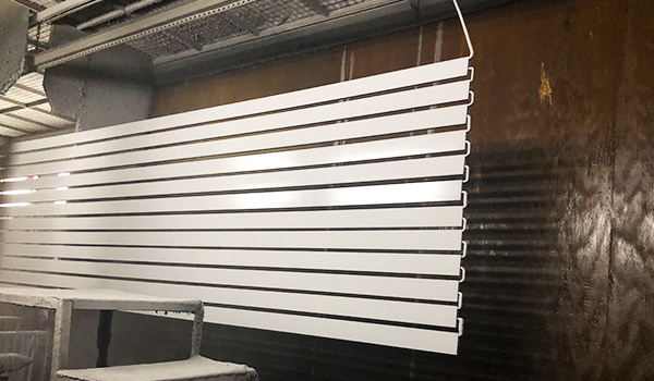 Horizontales machines caoting en poudre