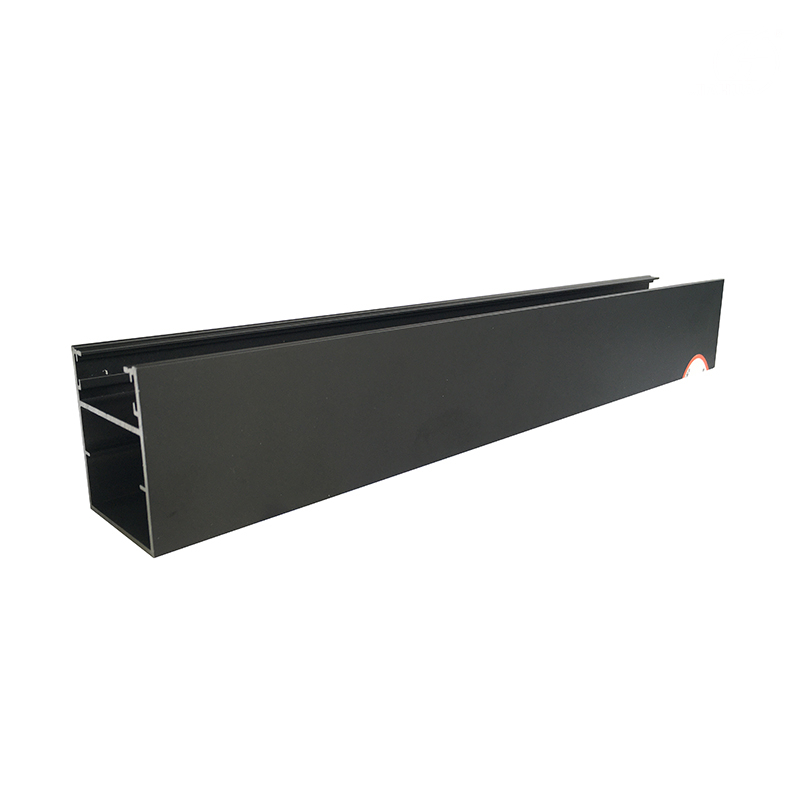 Nouveaux profils d'extrusion de fenêtre en aluminium de couleur noire anodisée pour cadre de fenêtre coulissante