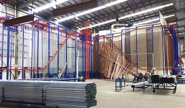 Machines verticales de coaitng en poudre