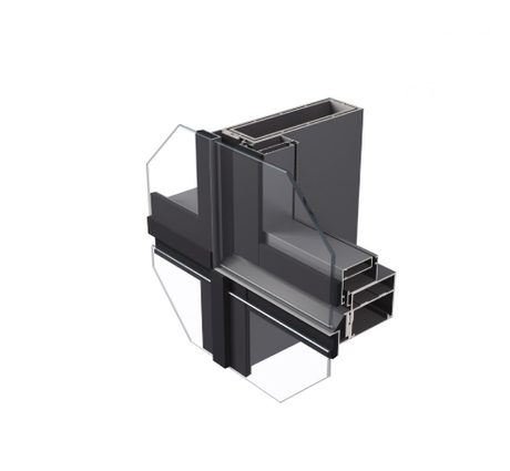 JH150 mur rideau invisible pour façade extérieure