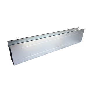 Profils d'extrusion d'argent anodisés par polonais en aluminium pour le cadre de Windows