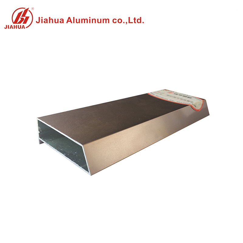Profils de cadre en aluminium anodisé en aluminium poli pour armoire de cuisine