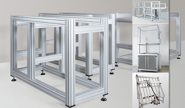 L'utilisation de profils en aluminium sur la table de travail