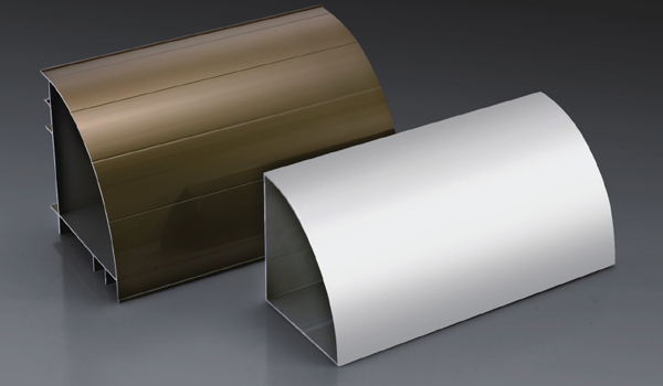 Profils en aluminium d'&eacute;lectrophresis pour fen&ecirc;tres coulissantes