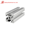 Profil d'encadrement de voie d'extrusion en aluminium rainuré en T industriel pour la commande numérique par ordinateur